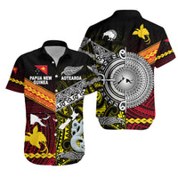 New Zealand Papua New Guinea Matching Hawaiian Shirt And Dress Together Yellow LT8 - Wonder Print Shop