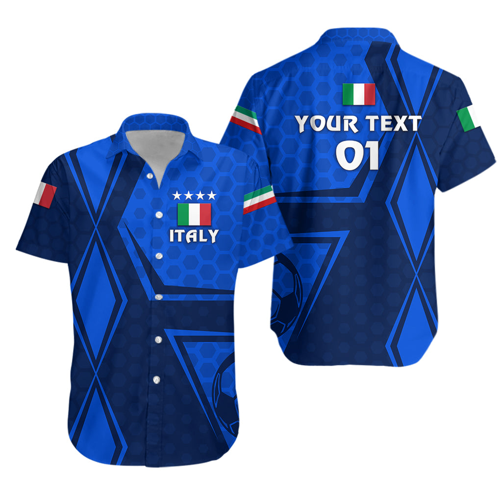 custom-personalised-italy-hawaiian-shirt-unique-style-blue-custom-text-and-number