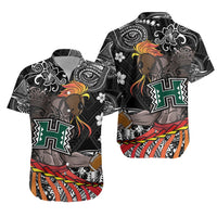 Hawaii Warriors Polynesian Hawaiian Shirt Unique Style - Black LT8 - Wonder Print Shop