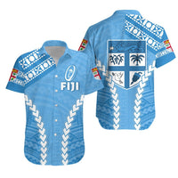 Fiji Rugby Hawaiian Shirt Fresh Version Blue - Wonder Print Shop