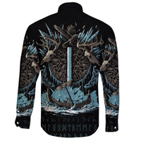 Viking Long Sleeve Button Shirt Isaz Rune RLT12 - Wonder Print Shop