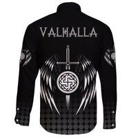 Viking Long Sleeve Button Shirt Valkyrie RLT12 - Wonder Print Shop
