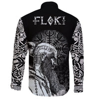 Viking Long Sleeve Button Shirt Floki RLT12 - Wonder Print Shop