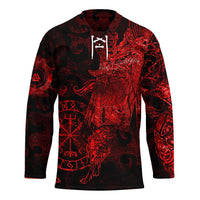 viking-clothing-viking-odin-tattoo-red-version-hockey-jersey