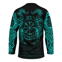 viking-clothing-viking-compass-vegvisir-tattoo-cyan-version-hockey-jersey