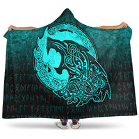 viking-hooded-blanket-fenrir-viking-3d-tattoo-cyan-version-hooded-blanket