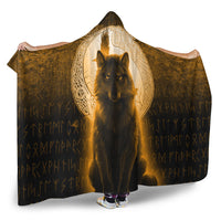 viking-hooded-blanket-fenrir-viking-wolf-gold-version-hooded-blanket