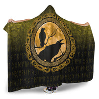 viking-hooded-blanket-vikings-huginn-muninn-odin-ravens-gold-version-hooded-blanket