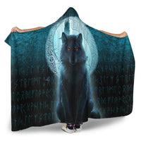 viking-hooded-blanket-fenrir-viking-wolf-cyan-version-hooded-blanket