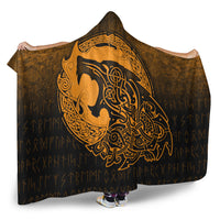 viking-hooded-blanket-fenrir-viking-3d-tattoo-gold-version-hooded-blanket