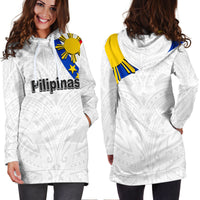 Pilipinas Hoodie Dress Simple Style- White LT6 - Wonder Print Shop