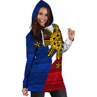 Filipino Hoodie Dress Tribal Flag Style LT6 - Wonder Print Shop