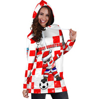 Croatia Christmas Santa Claus Dabbing Hoodie Dress Replica Football Jersey LT6 - Wonder Print Shop