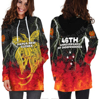 Papua New Guinea Women Hoodie Dress Independence Day Special Style LT16 - Wonder Print Shop