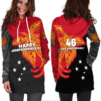 Papua New Guinea Women Hoodie Dress Independence Day Flag Style LT16 - Wonder Print Shop