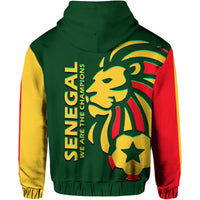 Senegal Football Lion of Teranga Hoodie - Wonder Print Shop