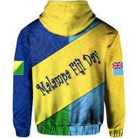 Malampa Fiji Day Hoodie Polynesian Line Arty Style - Wonder Print Shop