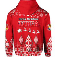 Tonga Kupesi Ngatu Hoodie Merry Christmas - Wonder Print Shop