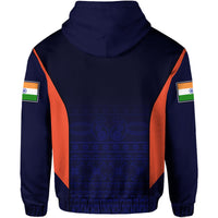 India National Cricket Team Hoodie Men In Blue Sports Style - Wonder Print Shop