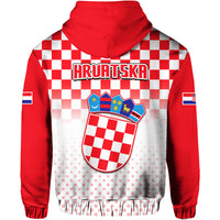 Croatia Hrvatska Hoodie Football Vibe - Wonder Print Shop