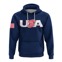 Custom Baseball 2023 USA Hoodie Blue Style LT6 - Wonder Print Shop