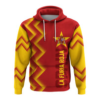 Custom Spain Football 2022 Hoodie The Red Fury - Wonder Print Shop