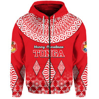 Tonga Kupesi Ngatu Hoodie Merry Christmas - Wonder Print Shop