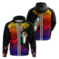 Mexican Dia de Muertos Sugar Skull Hoodie Viva Mexico - Wonder Print Shop