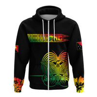 PNG Hibiscus Tribal Pattern Hoodie Motuan Reggae Color - Wonder Print Shop
