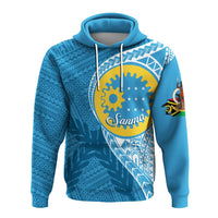 Custom Vanuatu Sanma Province Hoodie Sanma Emblem - Wonder Print Shop