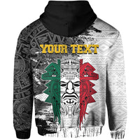 Custom Mexican Tribal Aztec Warriors Hoodie Eagle Warriors - Wonder Print Shop