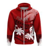 Custom Fiji Day Hoodie Flying Fijians Masi Kesa Style - Red - Wonder Print Shop