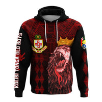 Custom Kolisi Tonga Atele Old Boys Hoodie Red Lions - Wonder Print Shop