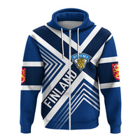 Custom Finland Ice Hockey World Championships Suomi Hoodie - Blue Version - Wonder Print Shop
