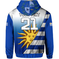 Custom Uruguay Football La Celeste World Cup Hoodie - Wonder Print Shop