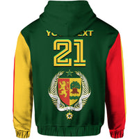 Custom Senegal Football Lion of Teranga Hoodie - Wonder Print Shop