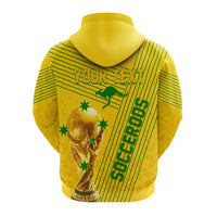 Personalised Australia Soccer WC 2022 Hoodie Socceroos Sporty Style - Wonder Print Shop