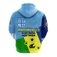 Malampa Fiji Day Hoodie Mix Tapa Style - Wonder Print Shop