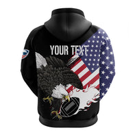 Custom USA Rugby Sevens Hoodie The Eagles - Wonder Print Shop