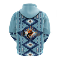 Native American Hoodie Kokopelli Mix Navajo Pattern - Wonder Print Shop