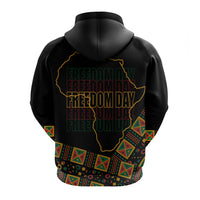 Juneteenth Tribal Pattern Hoodie Freedom Day - Wonder Print Shop