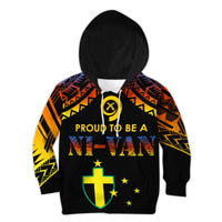 Vanuatu Proud To Be A Ni-Van - Polynesian Pattern KID Hoodie - Tafea Province - Wonder Print Shop
