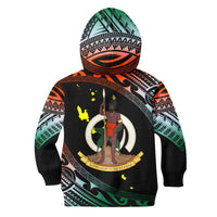 Vanuatu Proud To Be A Ni-Van - Polynesian Pattern KID Hoodie - Penama Province - Wonder Print Shop