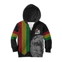 Ethiopia Patriot Day Personalised Hoodie KID Roaring Lion - Wonder Print Shop