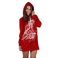 Womxn's History Month Hoodie Dress Chucks and Pearls Change The World - Wonder Print Shop