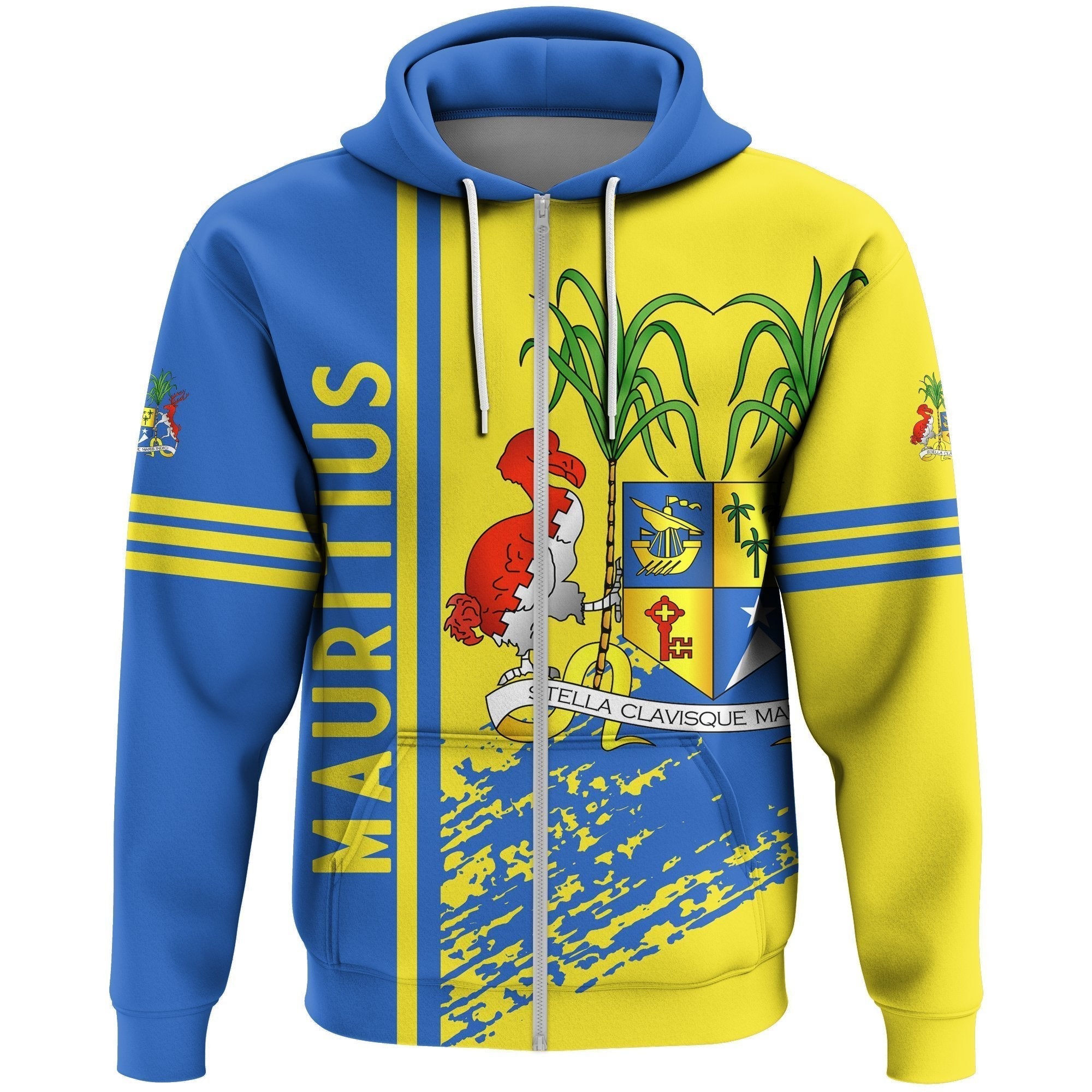 african-hoodie-mauritius-quarter-style-zip-hoodie