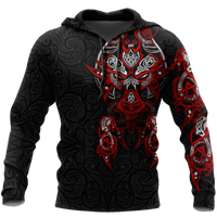 Viking Clothing Bloody Fenrir Hoodie RLT12 - Wonder Print Shop