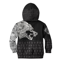 VikingFenrir Tatoo Hoodie Kid RLT12 - Wonder Print Shop