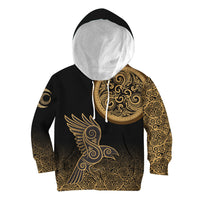 Viking Hoodie Kid Triskele Raven Celtic RLT12 - Wonder Print Shop