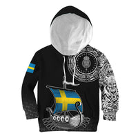 Viking Hoodie Kid Swedish Drakkar RLT12 - Wonder Print Shop